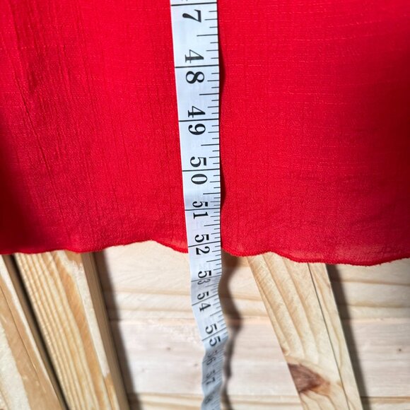 Extra Large, Red, Strapless Dress. - Picture 3 of 8